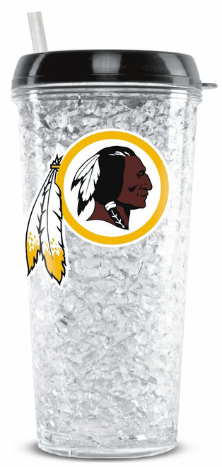 Washington Redskins Crystal Freezer Tumbler