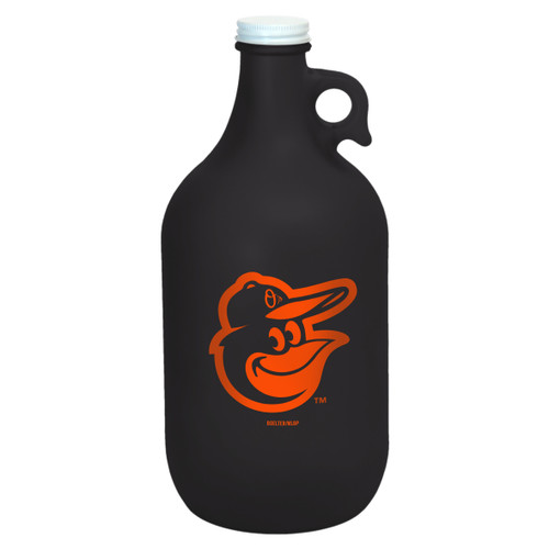 Baltimore Orioles Growler 64oz Frosted Black