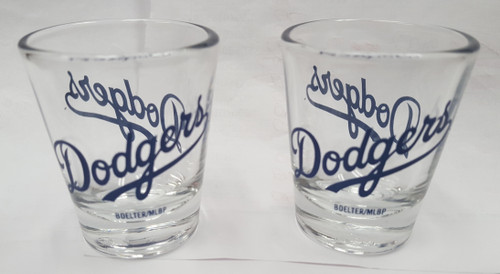 Los Angeles Dodgers Shot Glass - 2 Pack Clear