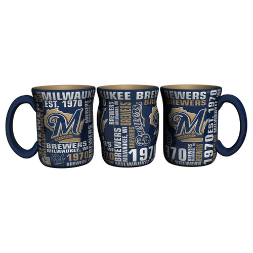 Milwaukee Brewers Coffee Mug 17oz Spirit Style