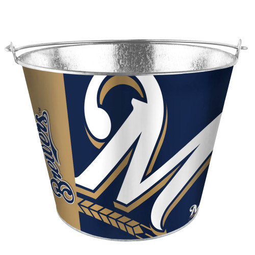 Milwaukee Brewers Bucket 5 Quart Hype Design