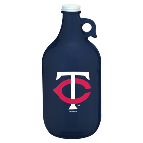 Minnesota Twins Growler 64oz Frosted Navy