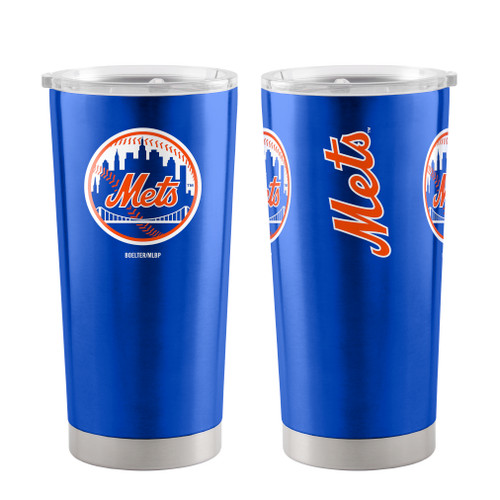 New York Mets Travel Tumbler 20oz Ultra Blue