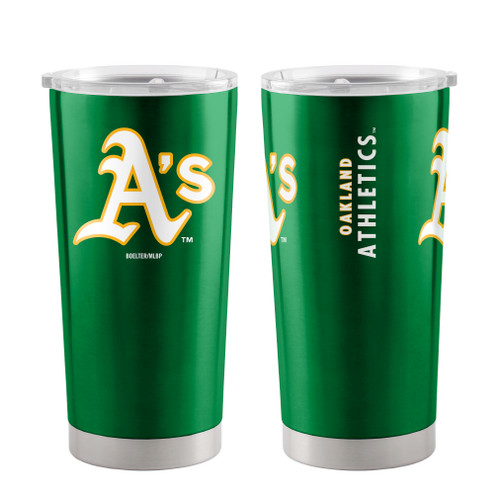 Oakland Athletics Travel Tumbler 20oz Ultra Green