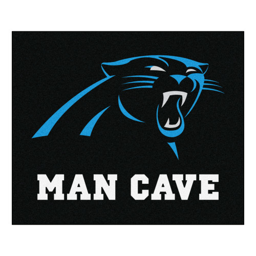 Carolina Panthers Man Cave Tailgater Panther Primary Logo Black