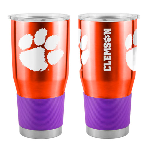 Clemson Tigers Travel Tumbler 30oz Ultra Orange