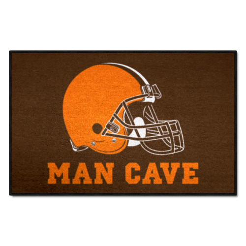 Cleveland Browns Man Cave Starter Helmet Primary Logo Brown