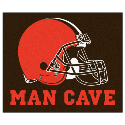 Cleveland Browns Man Cave Tailgater Helmet Primary Logo Brown