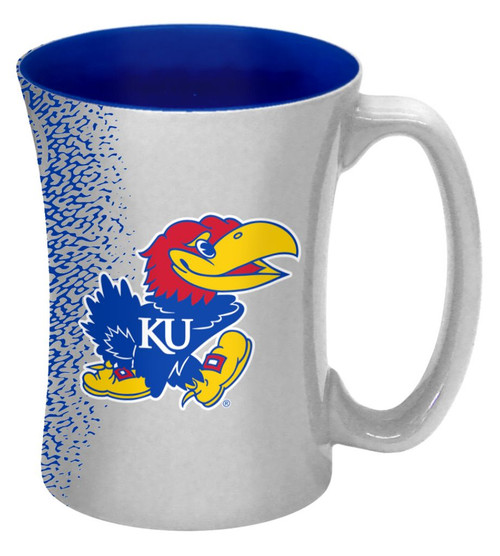 Kansas Jayhawks Coffee Mug - 14 oz Mocha