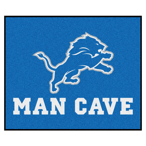 Detroit Lions Man Cave Tailgater Lion Primary Logo Blue