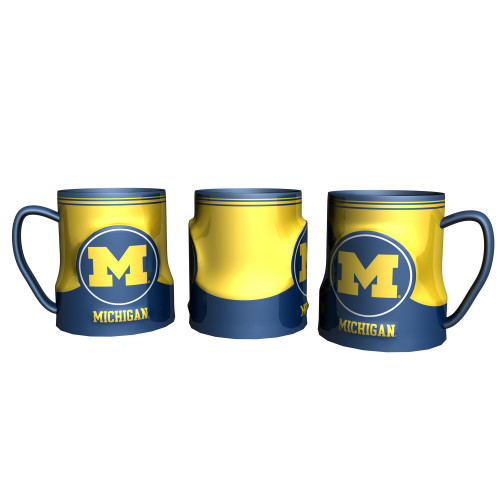 Michigan Wolverines Coffee Mug - 18oz Game Time