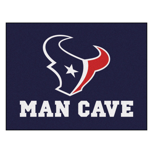 Houston Texans Man Cave All-Star Texans Primary Logo Navy