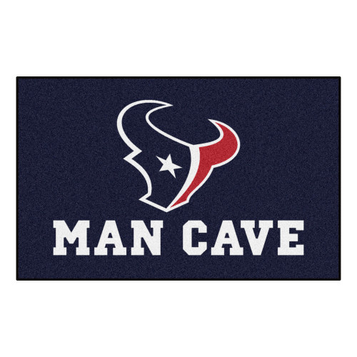 Houston Texans Man Cave UltiMat Texans Primary Logo Navy