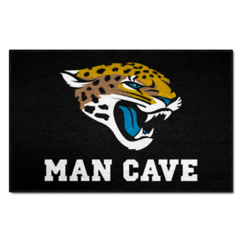 Jacksonville Jaguars Man Cave Starter Jaguar Head Primary Logo Black