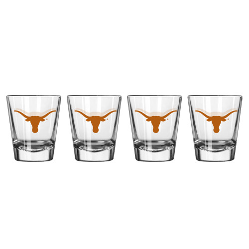 Texas Longhorns Shot Glass - 2 Pack Clear