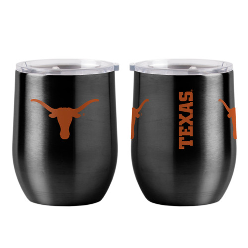 Texas Longhorns Travel Tumbler 16oz Ultra Curved Beverage