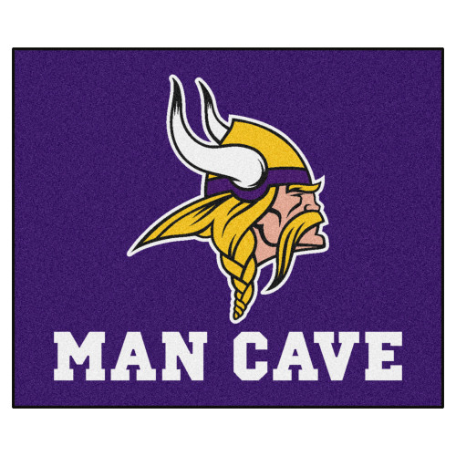 Minnesota Vikings Man Cave Tailgater Viking Head Primary Logo Purple