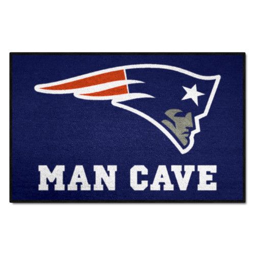 New England Patriots Man Cave Starter Patriot Head Primary Logo Navy