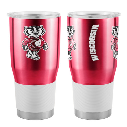 Wisconsin Badgers Travel Tumbler 30oz Ultra Red