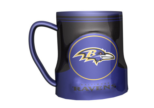 Baltimore Ravens Coffee Mug 18oz Game Time Style