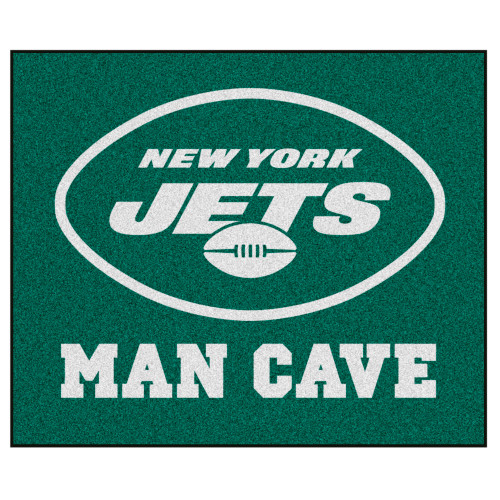 New York Jets Man Cave Tailgater Oval Jets Primary Logo Green