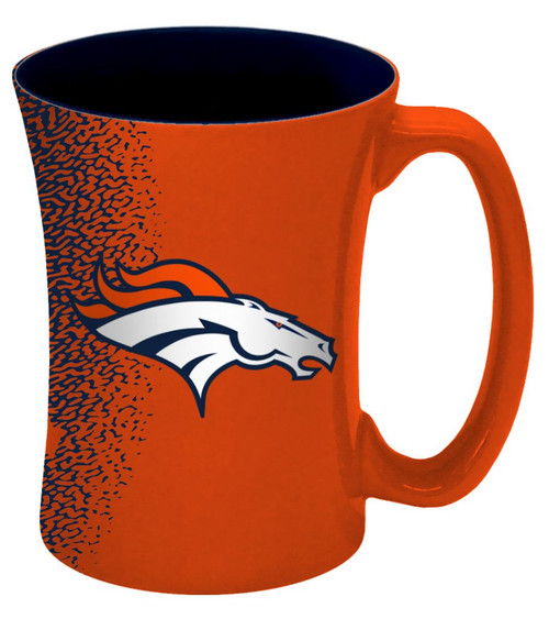 Denver Broncos Coffee Mug - 14 oz Mocha