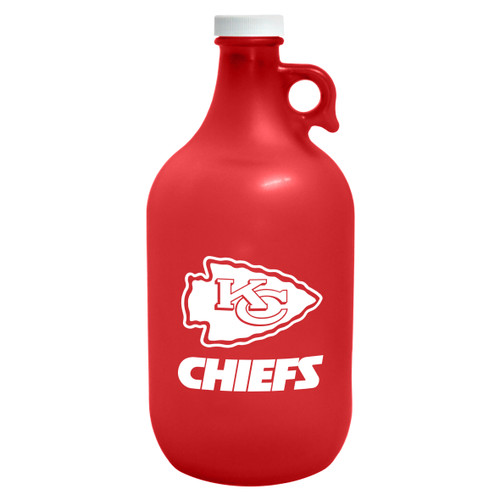 Kansas City Chiefs Growler 64oz Frosted Red