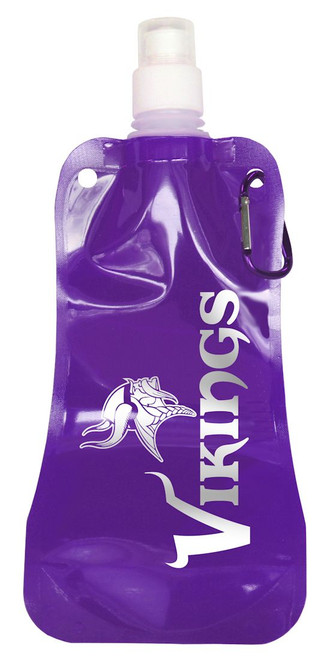 Minnesota Vikings 16 ounce Foldable Water Bottle