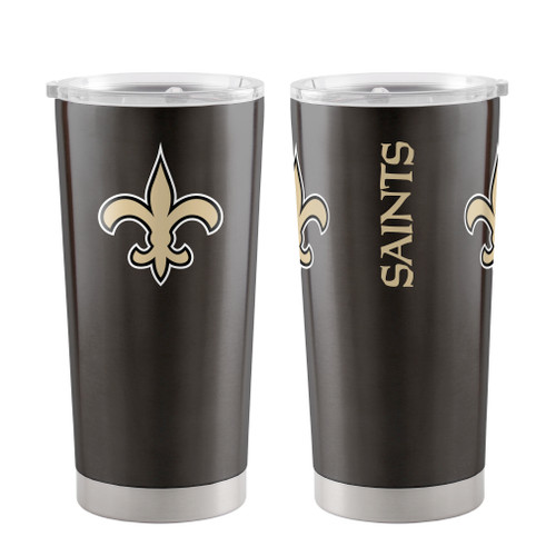 New Orleans Saints Travel Tumbler 20oz Ultra Black