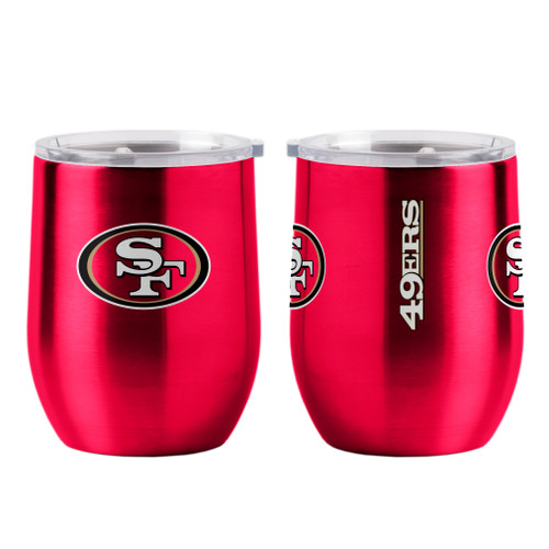 San Francisco 49ers Travel Tumbler 16oz Ultra Curved Beverage