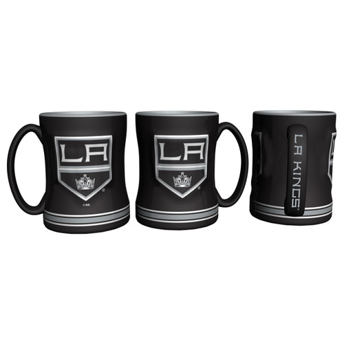 Los Angeles Kings Coffee Mug - 14oz Sculpted Relief