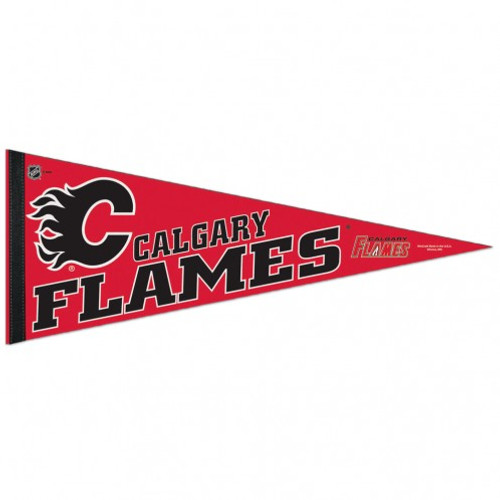 Calgary Flames Pennant 12x30 Classic Style