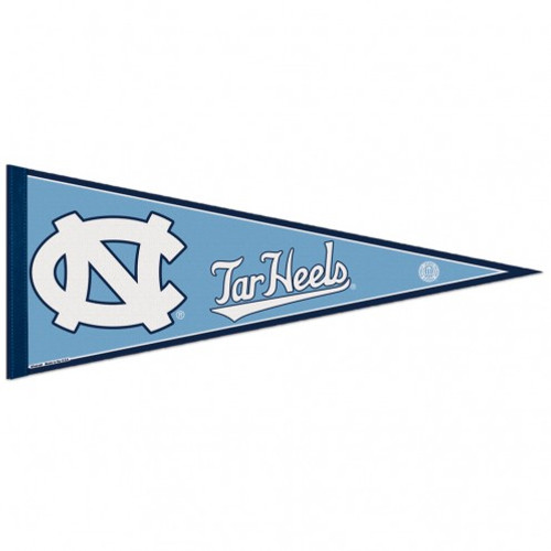 North Carolina Tar Heels Pennant 12x30 Classic Style