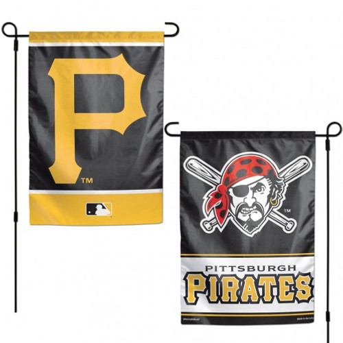 Pittsburgh Pirates Flag 12x18 Garden Style 2 Sided