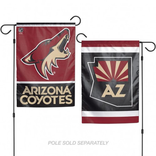 Arizona Coyotes Flag 12x18 Garden Style 2 Sided
