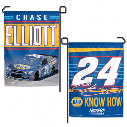 Nascar Chase Elliott Flag 12x18 Garden Style 2 Sided