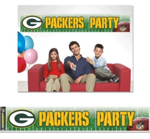 Green Bay Packers Banner 12x65 Party Style