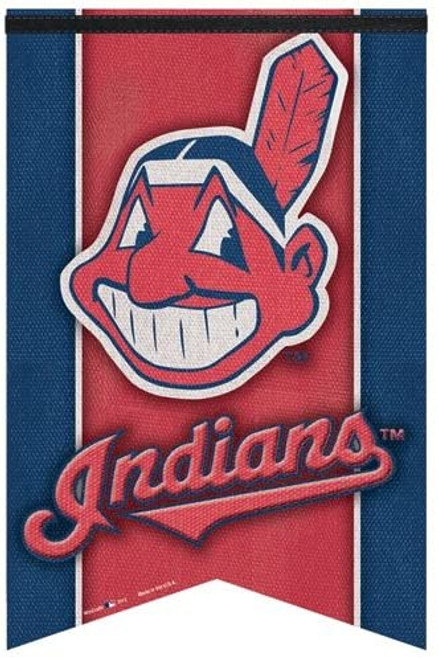 Cleveland Indians Banner 17x26 Pennant Style Premium Felt