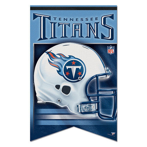 Tennessee Titans Banner 17x26 Pennant Style Premium Felt