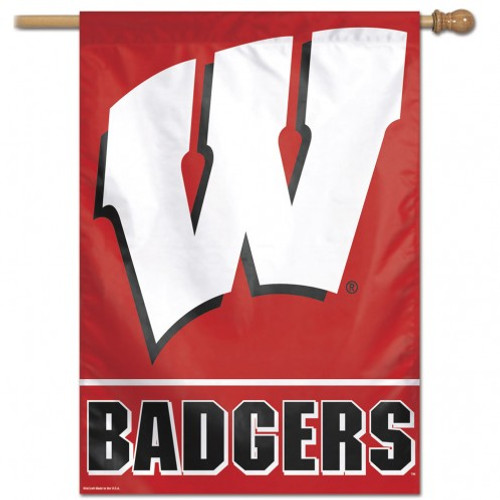 Wisconsin Badgers Banner 28x40 Vertical Second Alternate Design