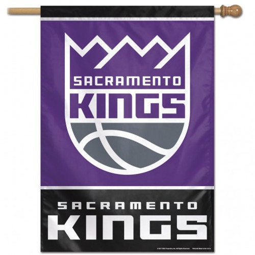 Sacramento Kings Banner 28x40 Vertical