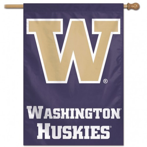 Washington Huskies Banner 28x40 Vertical Alternate Design