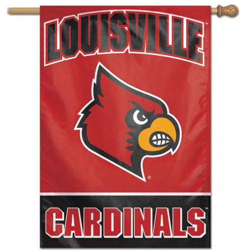 Louisville Cardinals Banner 28x40 Vertical