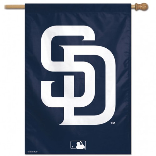 San Diego Padres Banner 28x40 Vertical Alternate Design