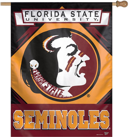 Florida State Seminoles Banner 28x40 Vertical Alternate Design