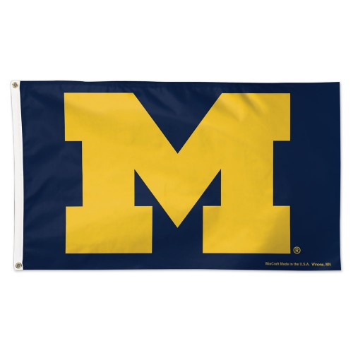 Michigan Wolverines Flag 3x5 Deluxe