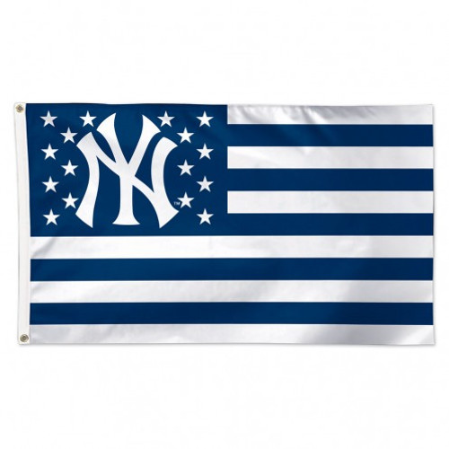 New York Yankees Flag 3x5 Deluxe Style Stars and Stripes Design