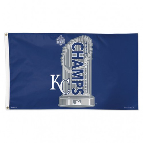 Kansas City Royals Flag 3x5 2015 World Series Champion