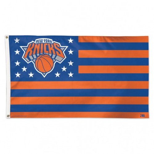 New York Knicks Flag 3x5 Deluxe Style Stars and Stripes Design