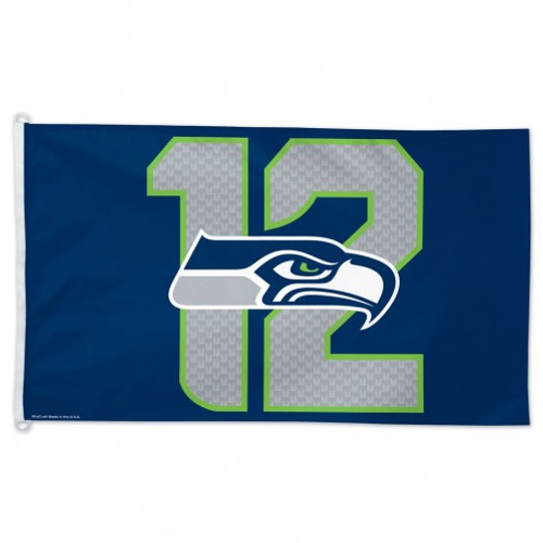 Seattle Seahawks 12th Man 3' x 5' Flag